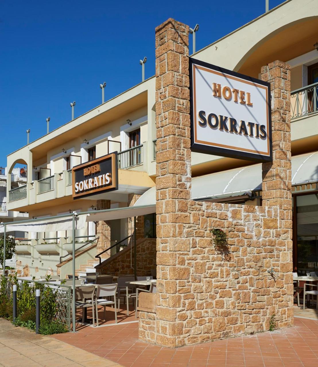 Sokratis Hotel Неа-Муданья Экстерьер фото